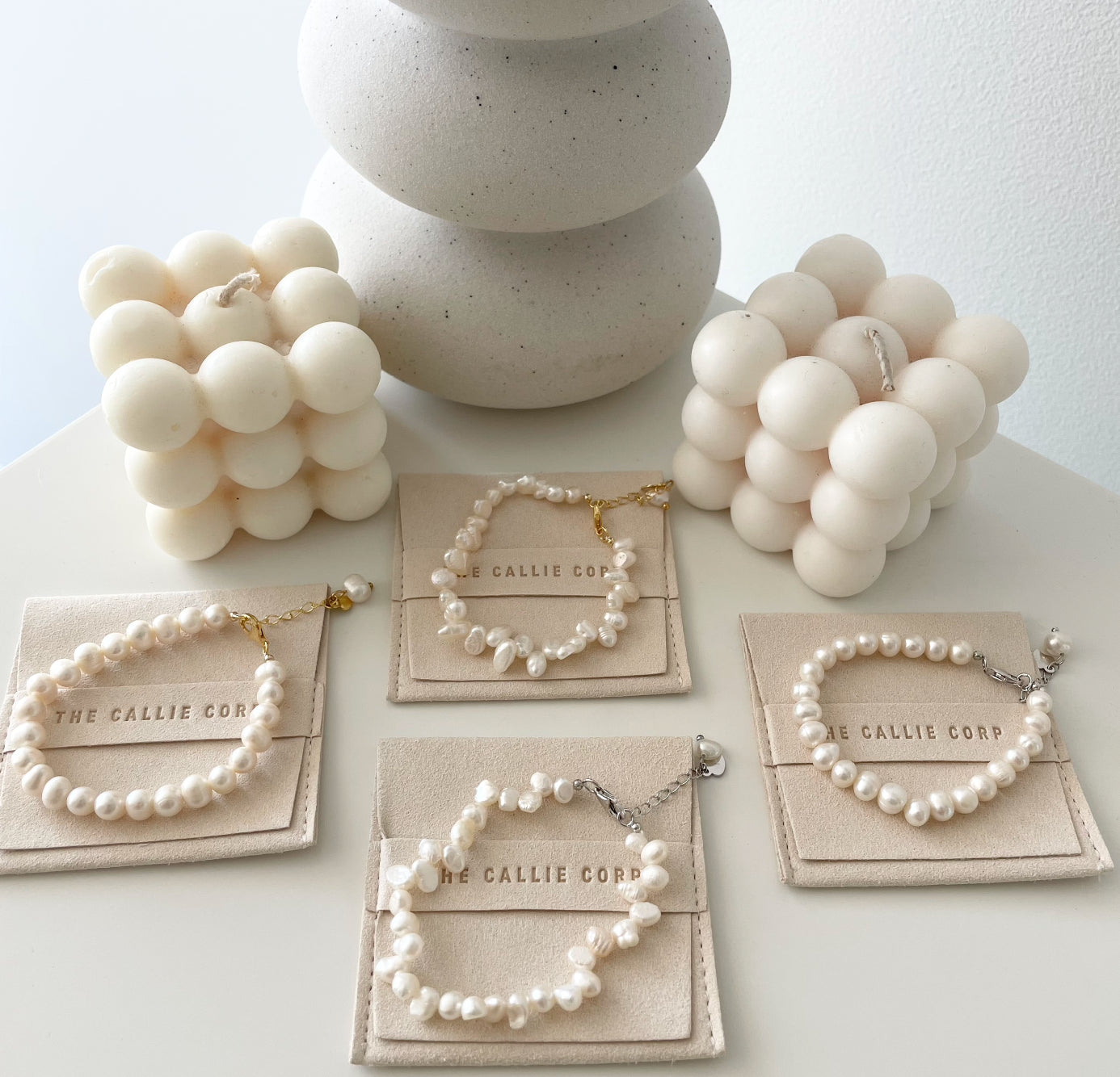 Flower Girl Freshwater Pearl Bracelets