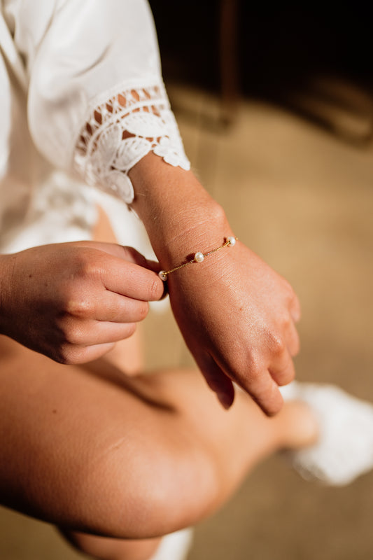 Stevie Freshwater Pearl Bracelet