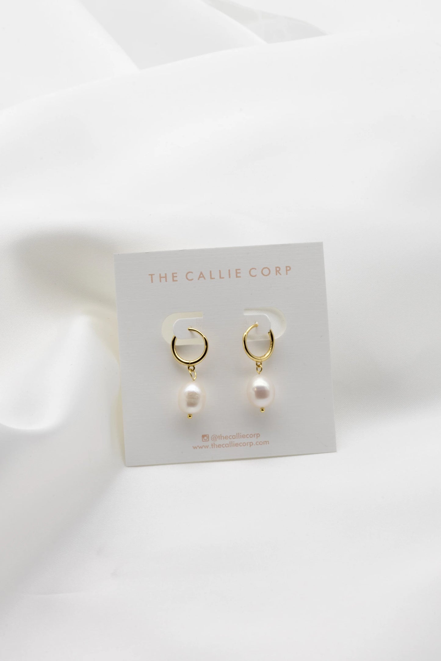 Freshwater Pearl Hoops