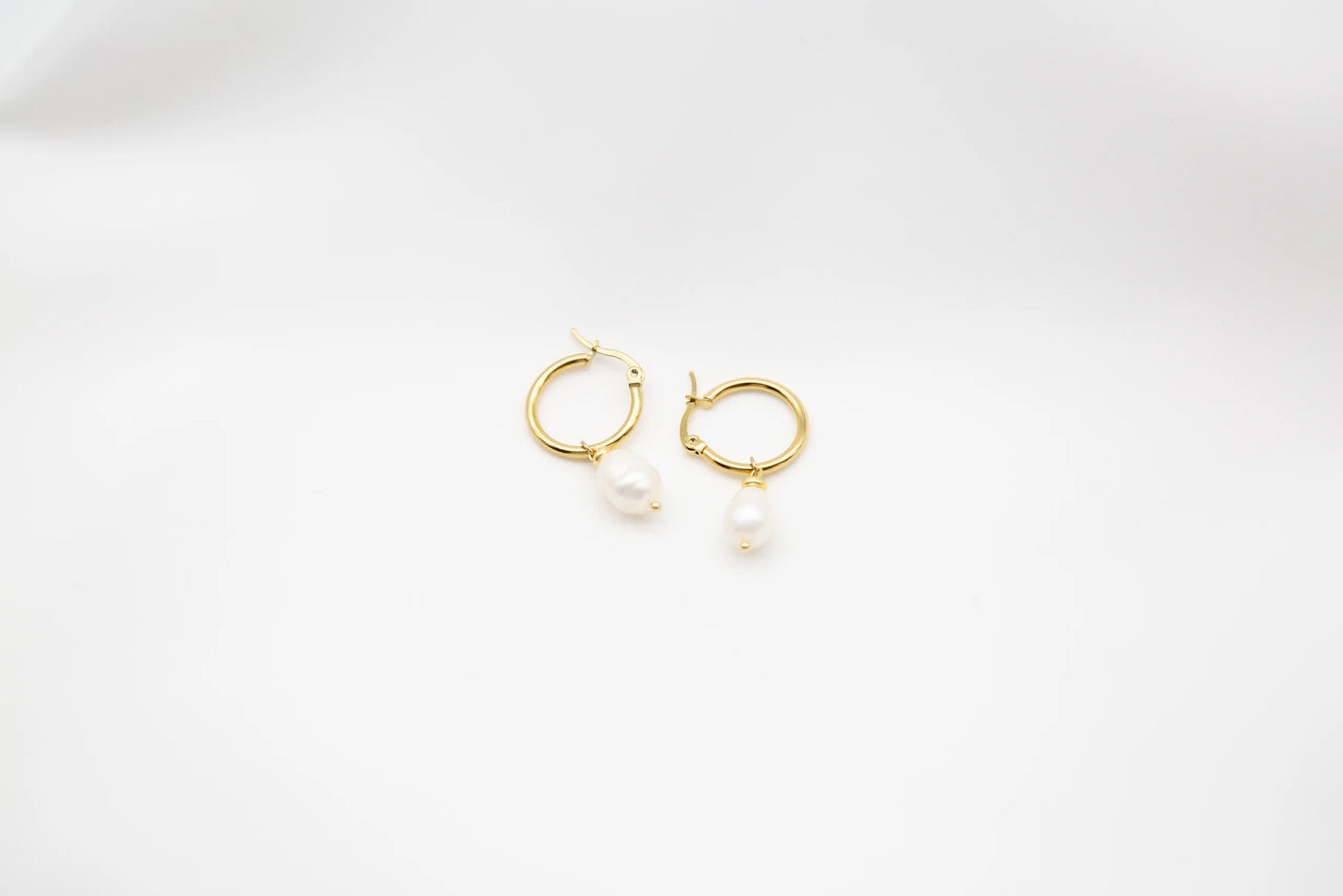 Alix Freshwater Pearl Hoops