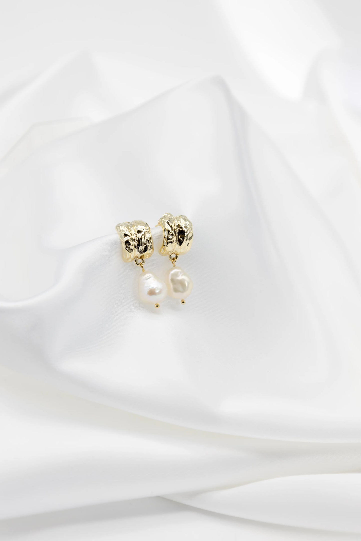 Ruby Freshwater Pearl Earrings