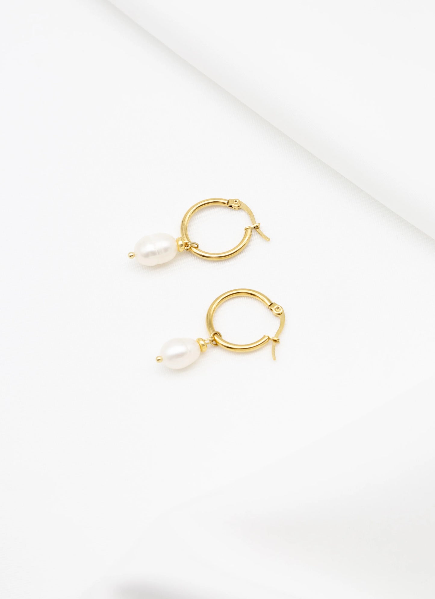 Alix Freshwater Pearl Hoops