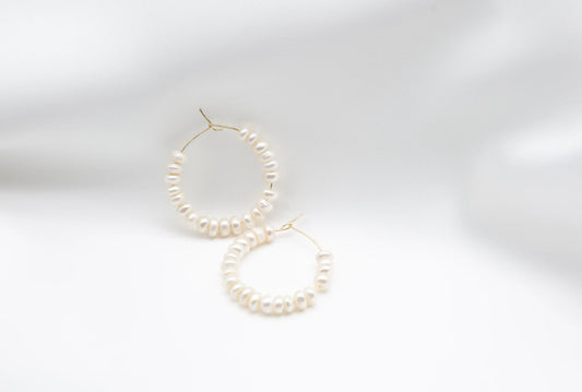 At the Altar Freshwater Pearl earrings