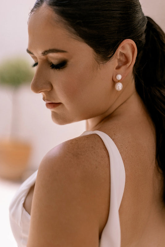 Velma Freshwater Pearl Earrings