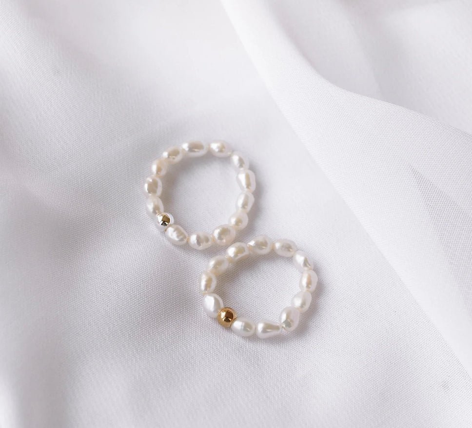 Batanga Freshwater Pearl Rings