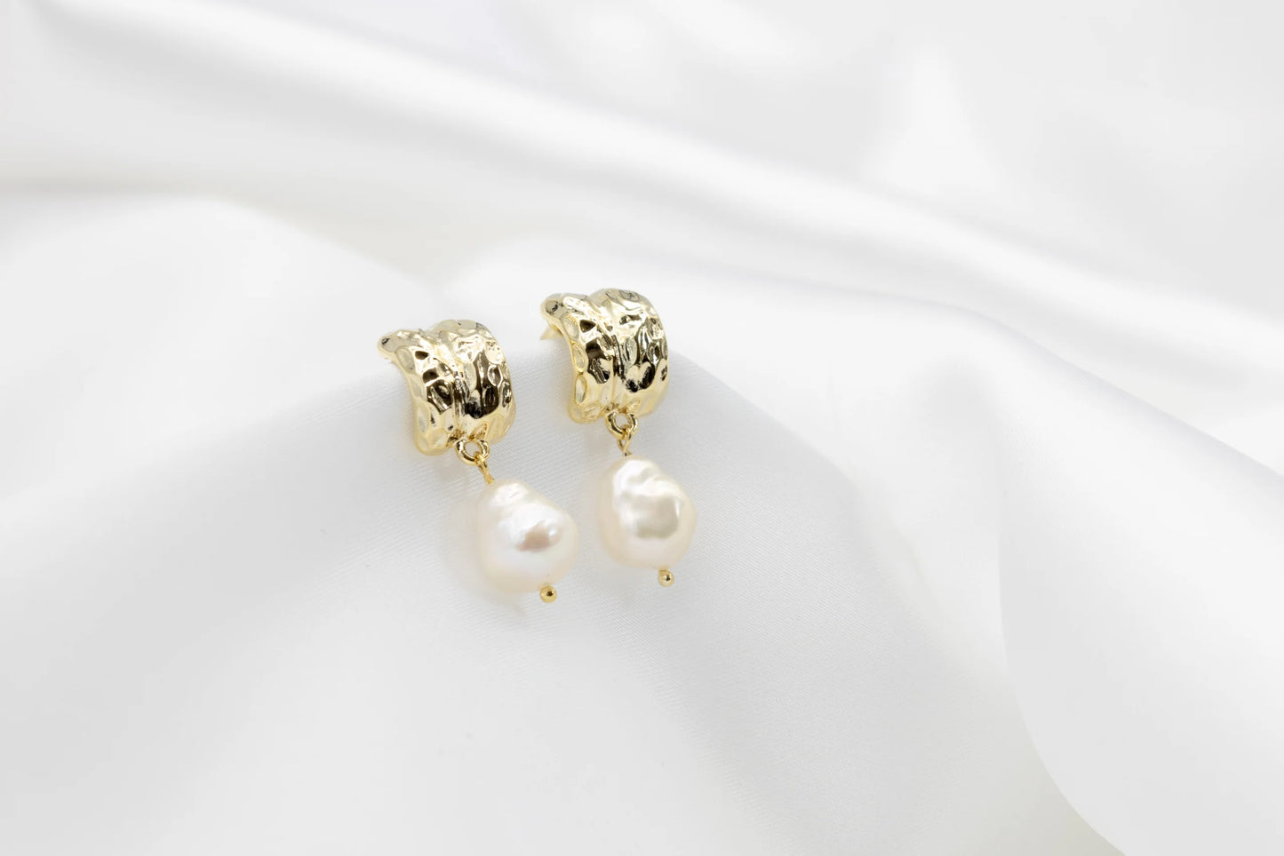 Ruby Freshwater Pearl Earrings