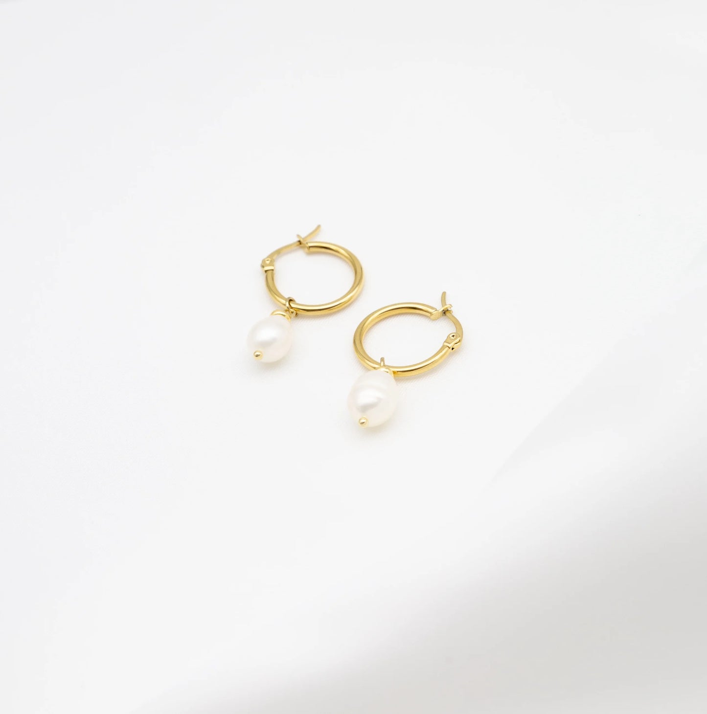 Alix Freshwater Pearl Hoops