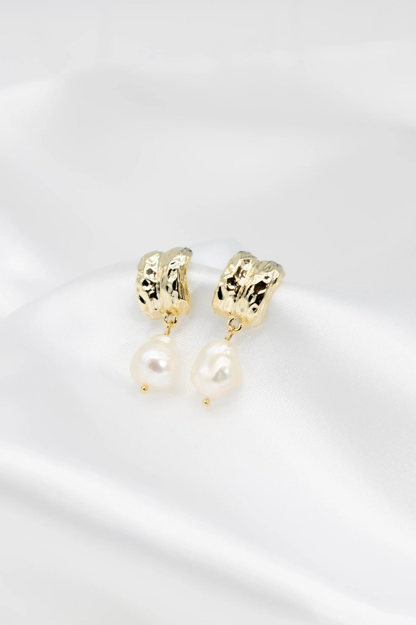 Ruby Freshwater Pearl Earrings