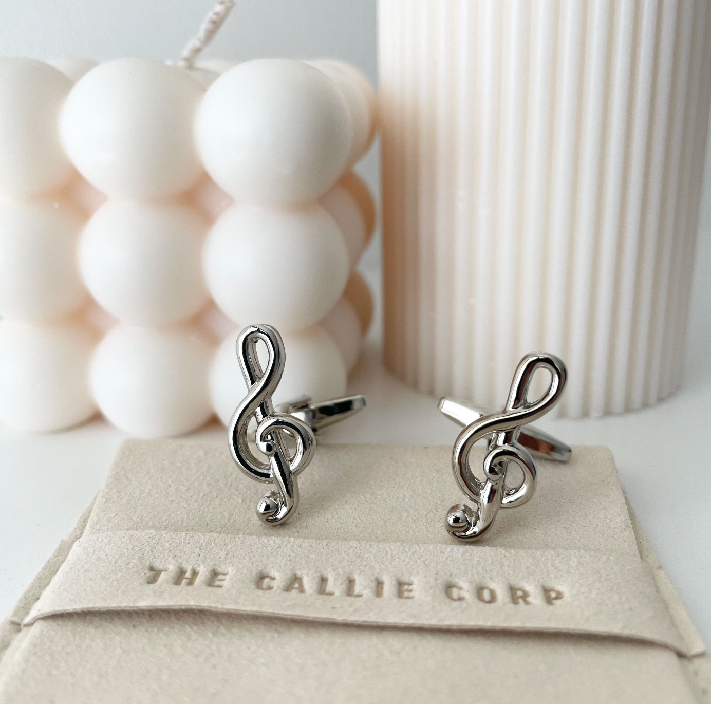 Treble Clef Music Cuffs