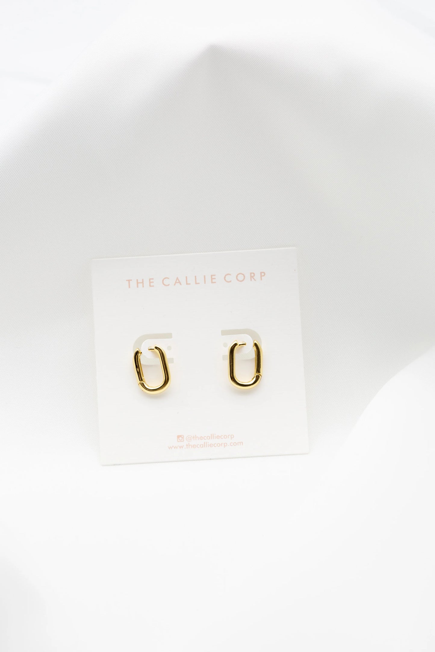 Nina Oval Hoop Earrings