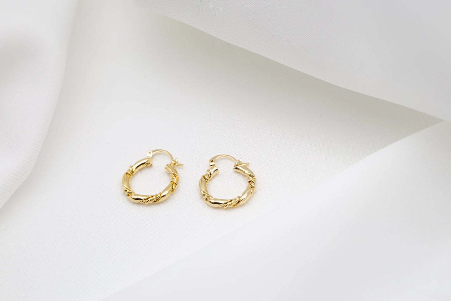 Hazel Gold Hoop Earrings
