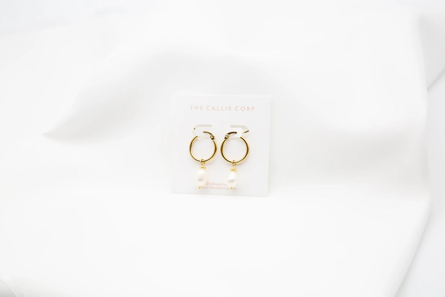 Alix Freshwater Pearl Hoops