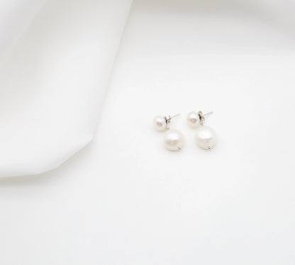 Adeline Freshwater Pearl Bridal Earrings | Vintage Bridal Elegance | Callie Corp