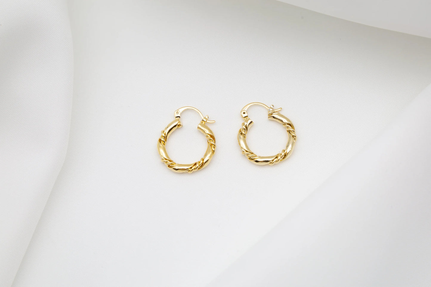 Hazel Gold Hoop Earrings