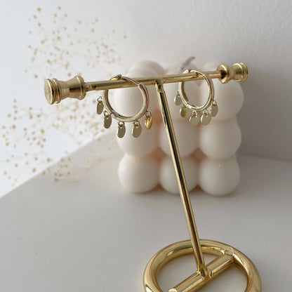 Mel Gold Hoop Earrings