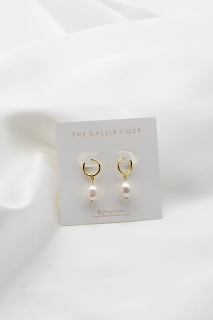 Baroque Freshwater Pearl Hoops