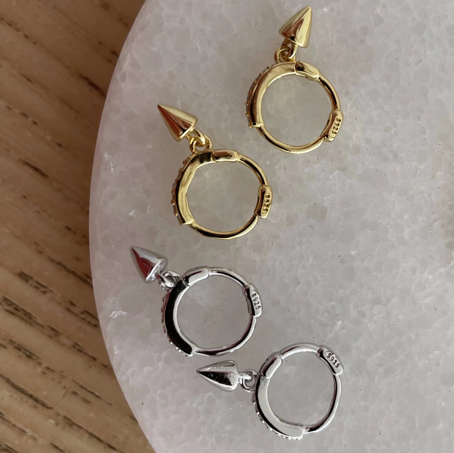 Selena Huggie Earrings