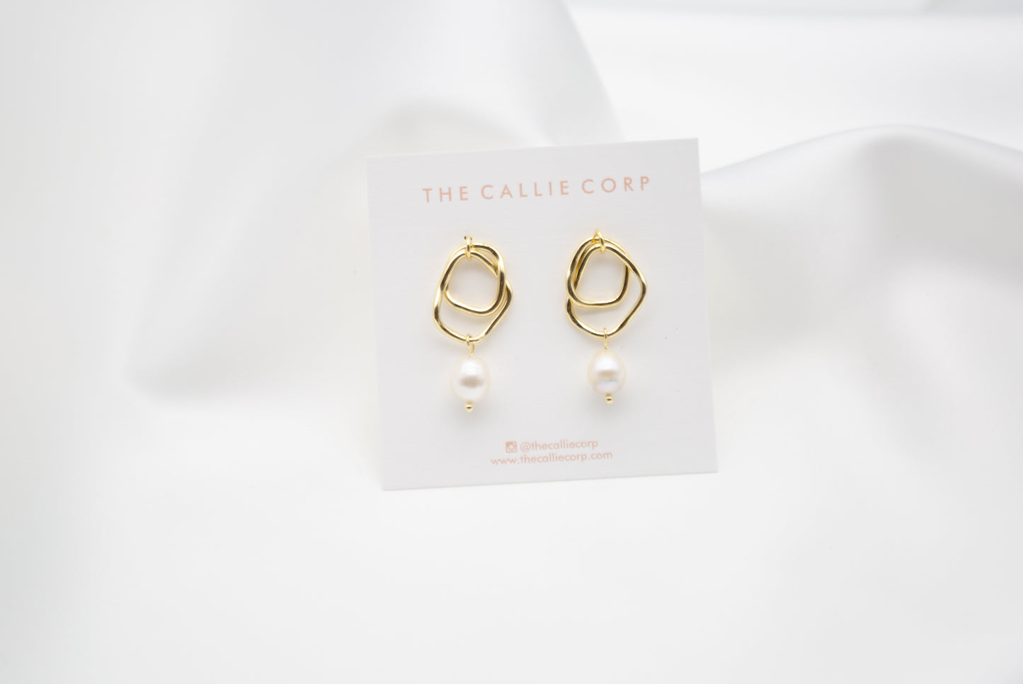Emily Freshwater Pearl Earrings