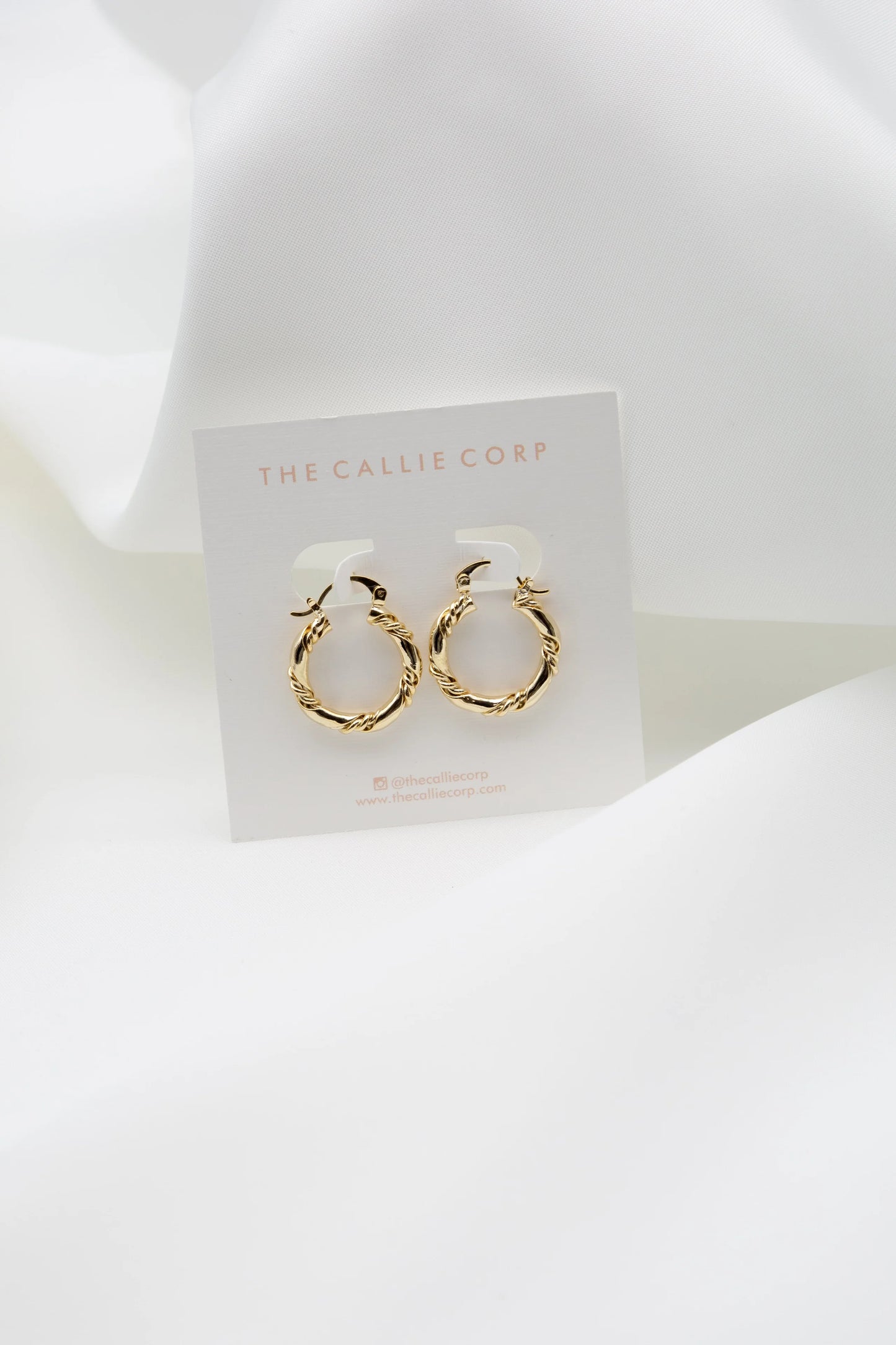 Hazel Gold Hoop Earrings