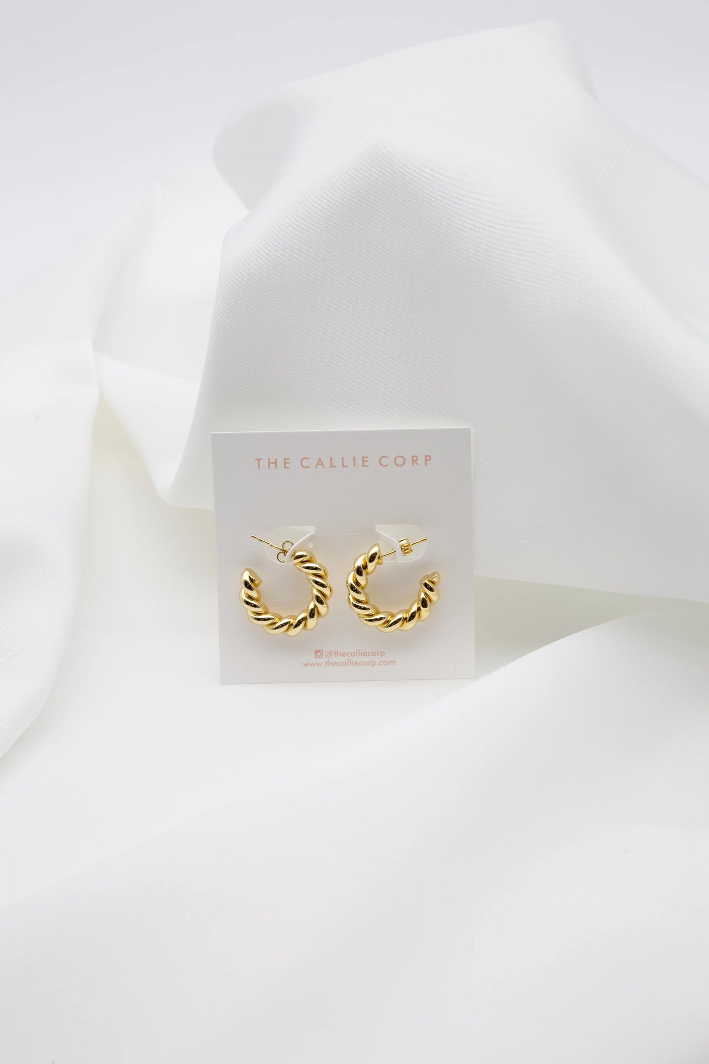 Kaz Gold Twist Earrings