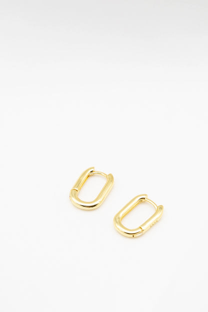 Nina Oval Hoop Earrings