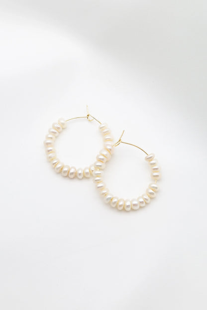 At the Altar Freshwater Pearl earrings