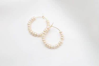 At the Altar Freshwater Pearl earrings