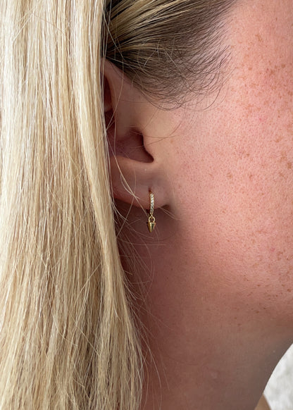 Selena Huggie Earrings