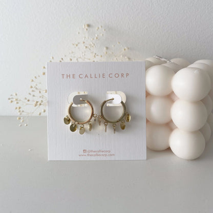 Mel Gold Hoop Earrings