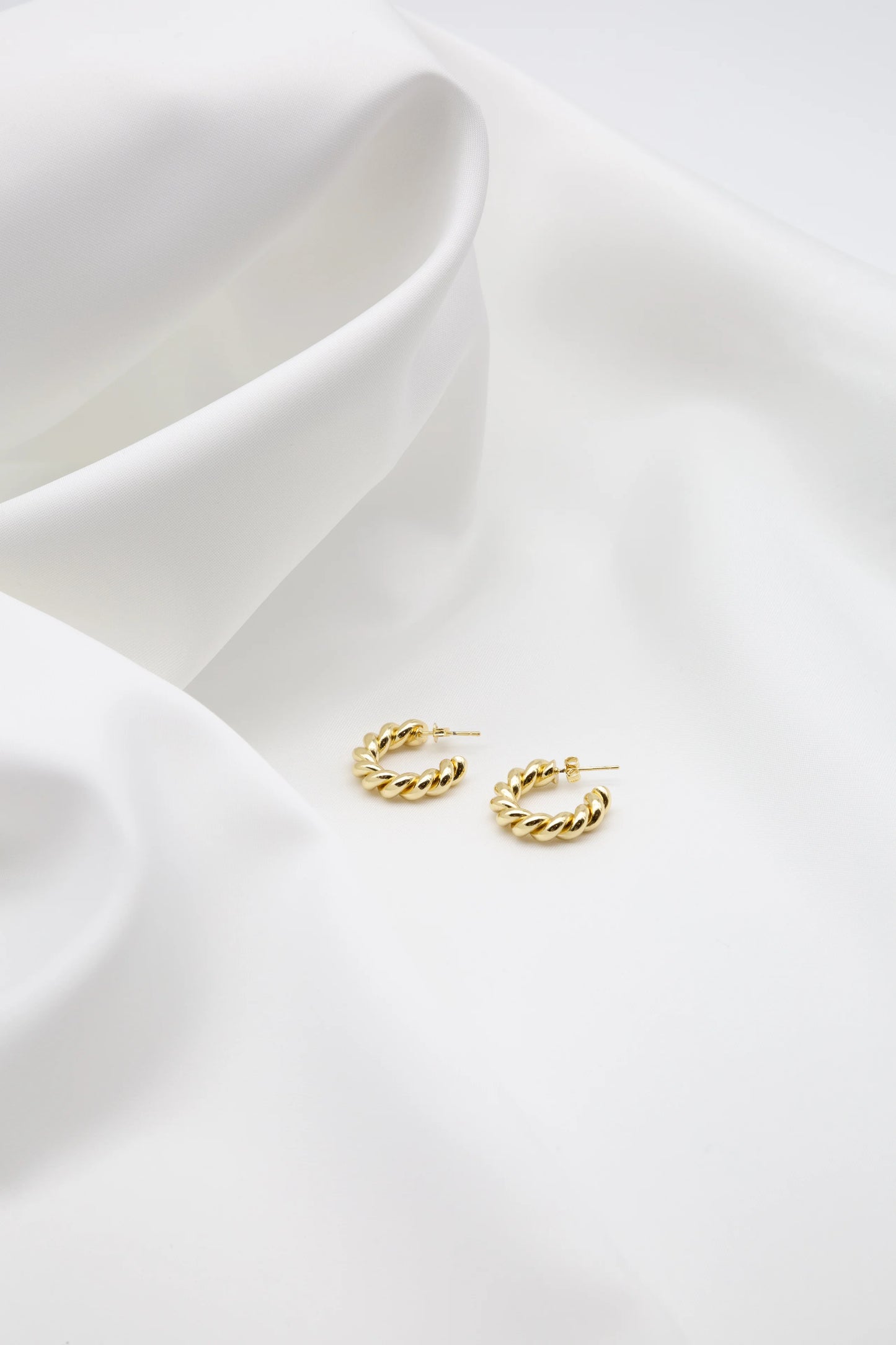 Kaz Gold Twist Earrings