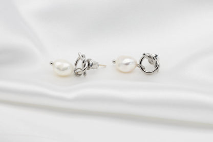 Bowie Freshwater Pearl Earrings
