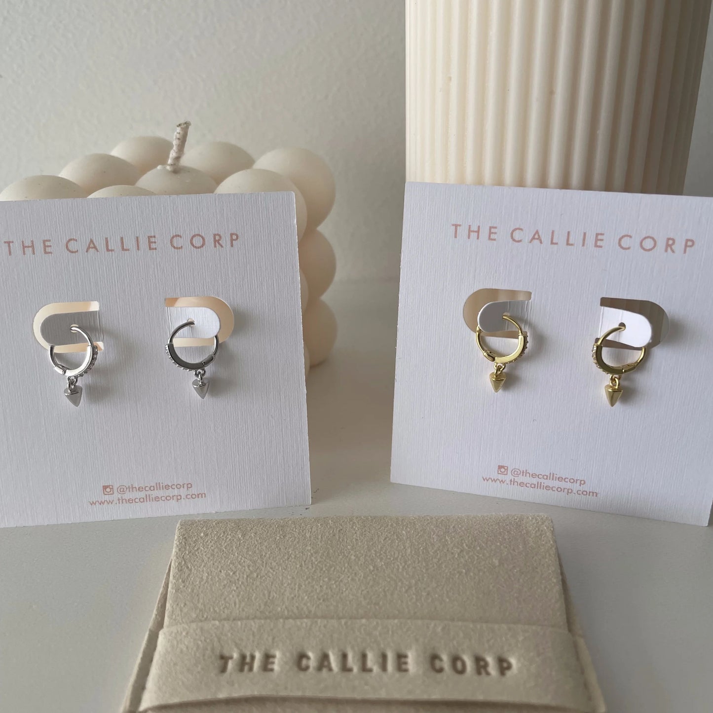 Selena Huggie Earrings