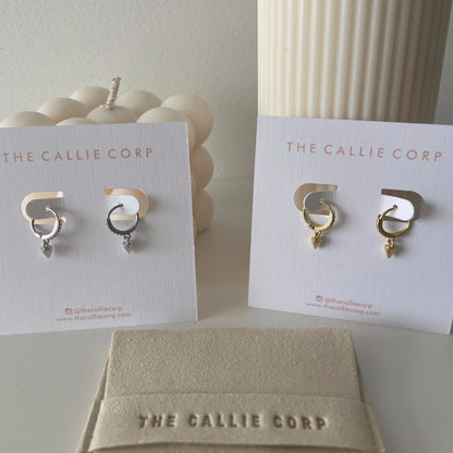 Selena Huggie Earrings