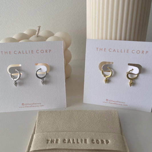 Selena Huggie Earrings
