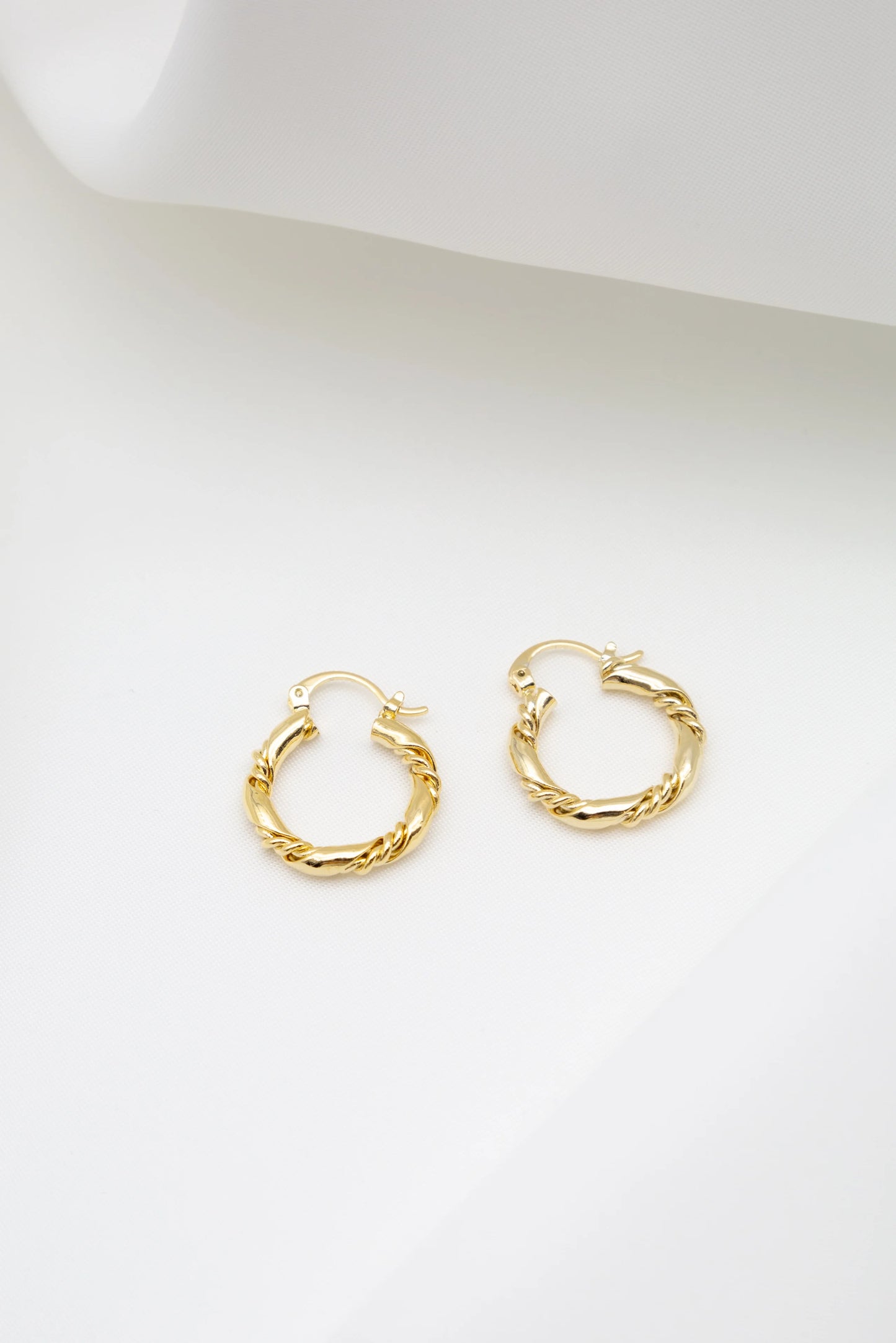 Hazel Gold Hoop Earrings